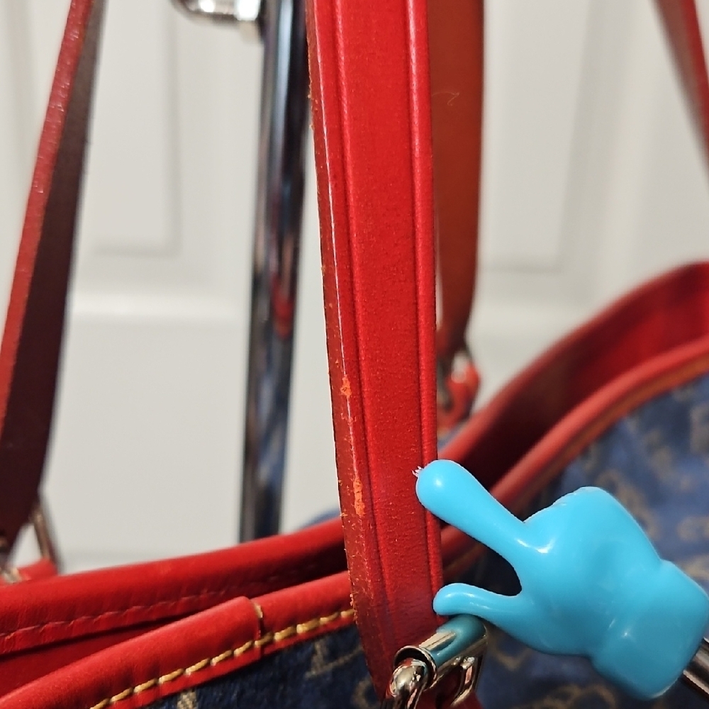 Dooney & Bourke EUC Denim Signature Tote - Picture 9 of 16
